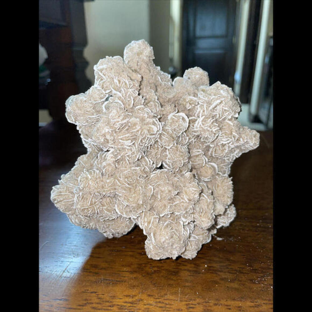 Natural Desert‎ Rose selenite Cluster 1 lbs 11oz 5”x5”x4”